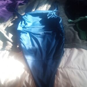 Elegant Blue One-Piece Swimsuit